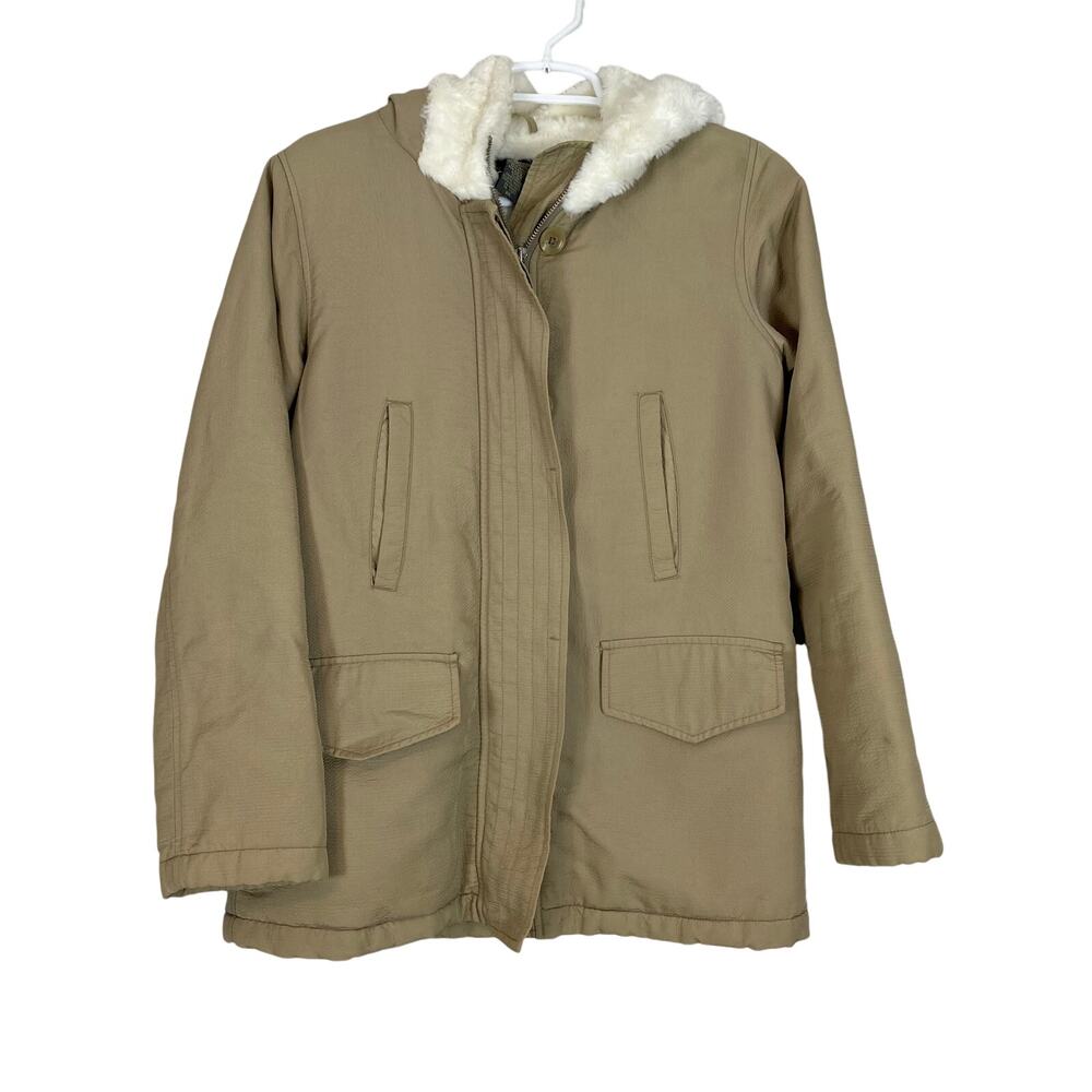 Banana Republic faux fur lined Parka Jacket XS